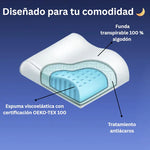 Almohada cervical ortopedica 2x1